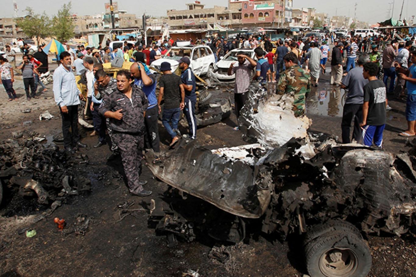 Bağdat'ta patlamalar: Ölü ve yaralılar var